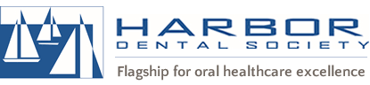 Logo of Harbor Dental Society with the tagline "Flagship for oral healthcare excellence" featuring sailboats - Dentist in Los Alamitos CA Logo of Harbor Dental Society with the tagline "Flagship for oral healthcare excellence" featuring sailboats - Dentist in Los Alamitos CA