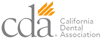 Logo of the California Dental Association (CDA) with a modern design featuring orange accents - Dentist in Los Alamitos CA Logo of the California Dental Association (CDA) with a modern design featuring orange accents - Dentist in Los Alamitos CA